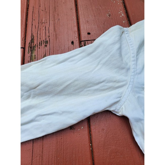 Vintage Sledge’s WHITE Coveralls Workwear 1950 Sanforized 60s Railroad TALON ZIP - Picture 8 of 16